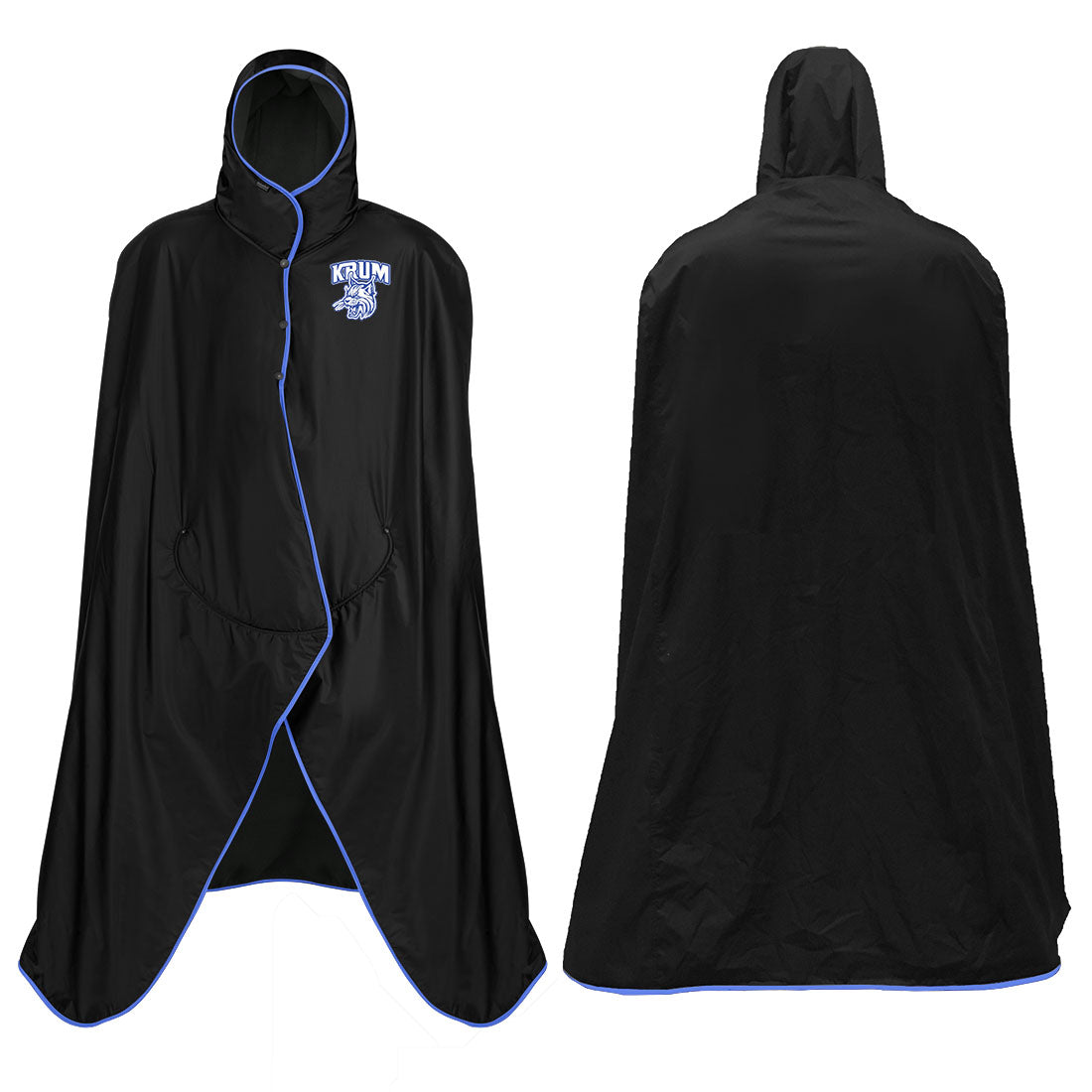 Custom Krum Bobcats Hooded Blanket