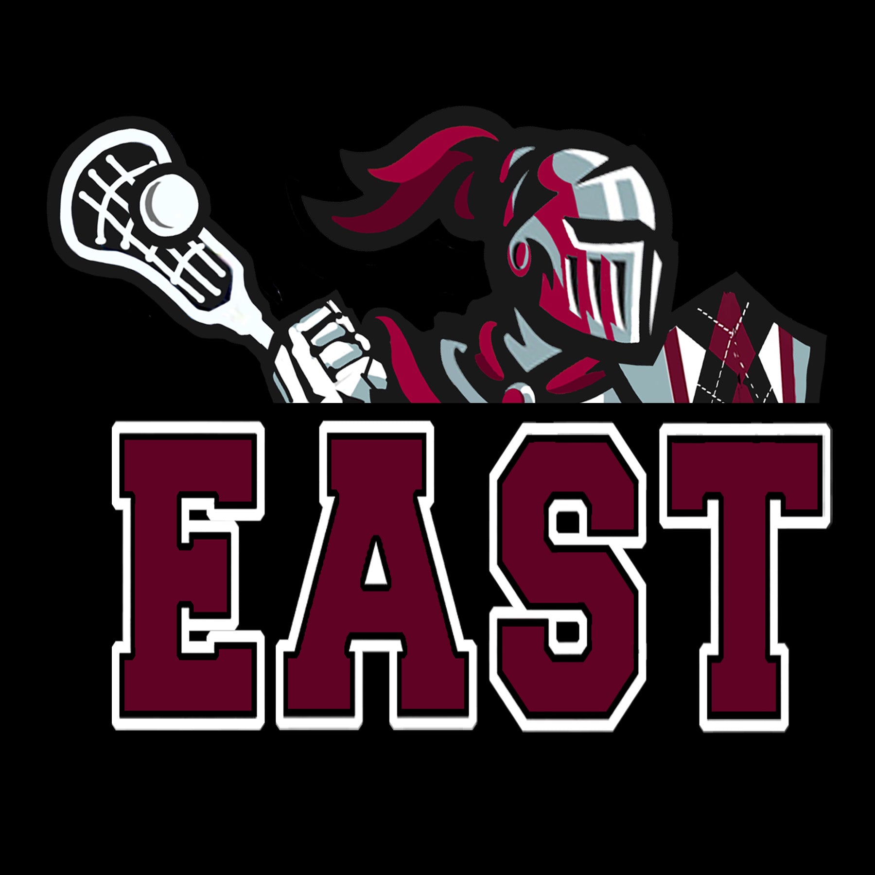 Custom East Lacrosse Hooded Blanket