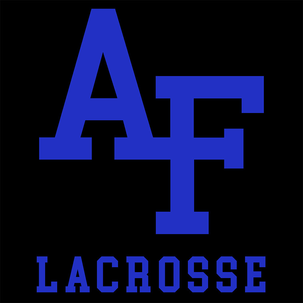 Custom Air Force Lacrosse Hooded Blanket