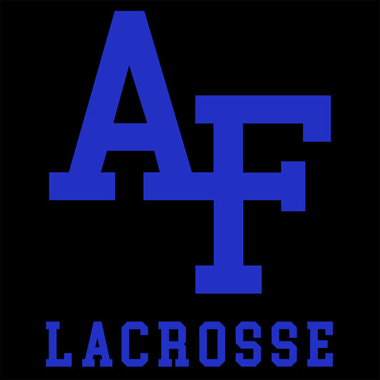 Custom Air Force Lacrosse Hooded Blanket