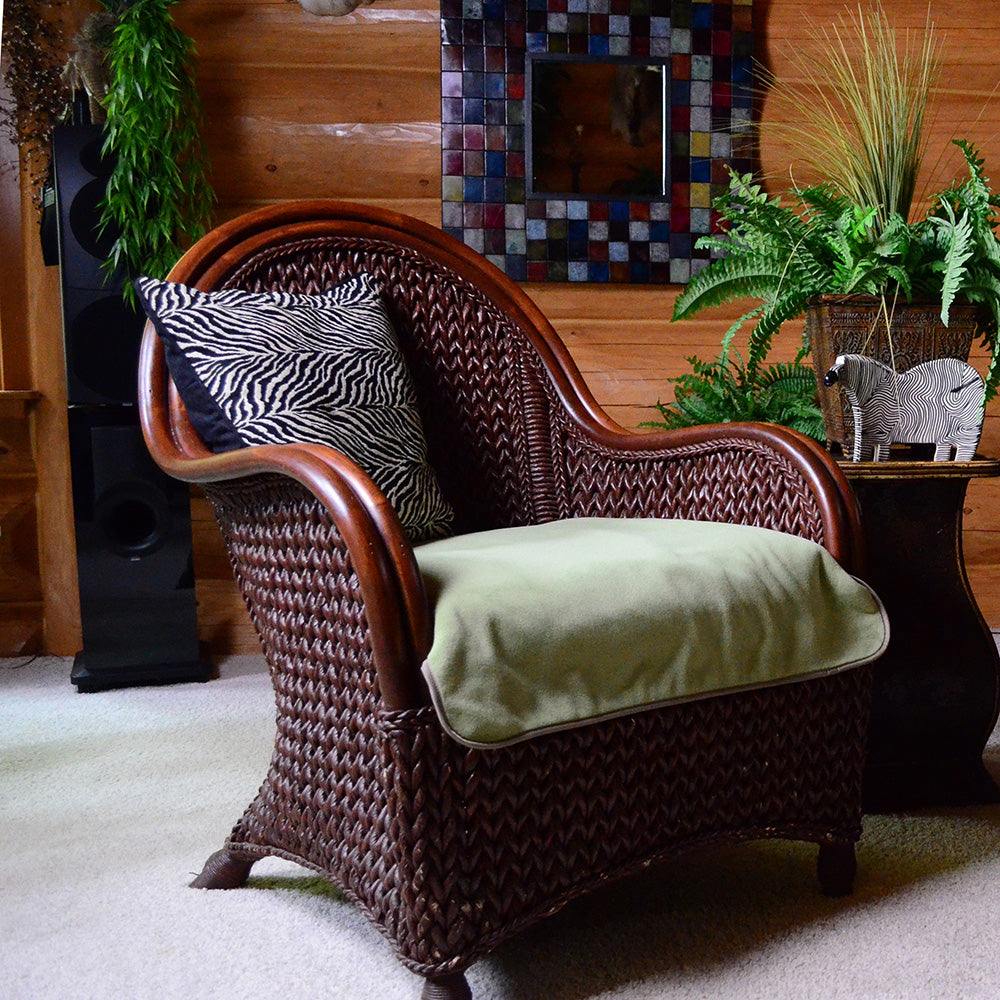 Clearance - Furniture Cover Bamboo/Sky Blue