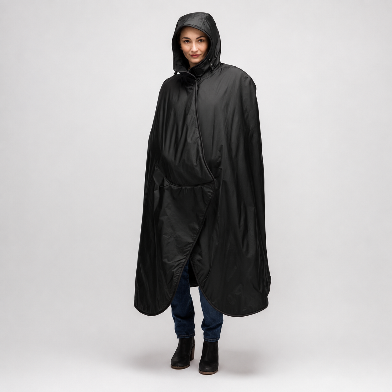 Extreme Weather Sideline Cape - Black (TEST)