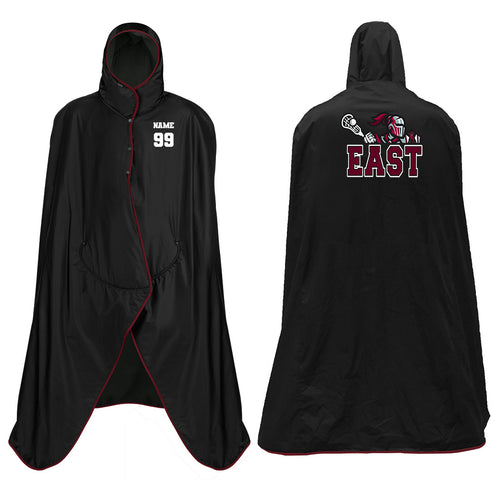 Custom East Lacrosse Hooded Blanket