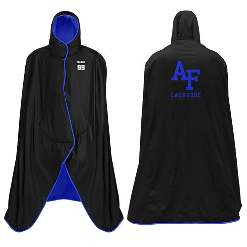 Custom Air Force Lacrosse Hooded Blanket