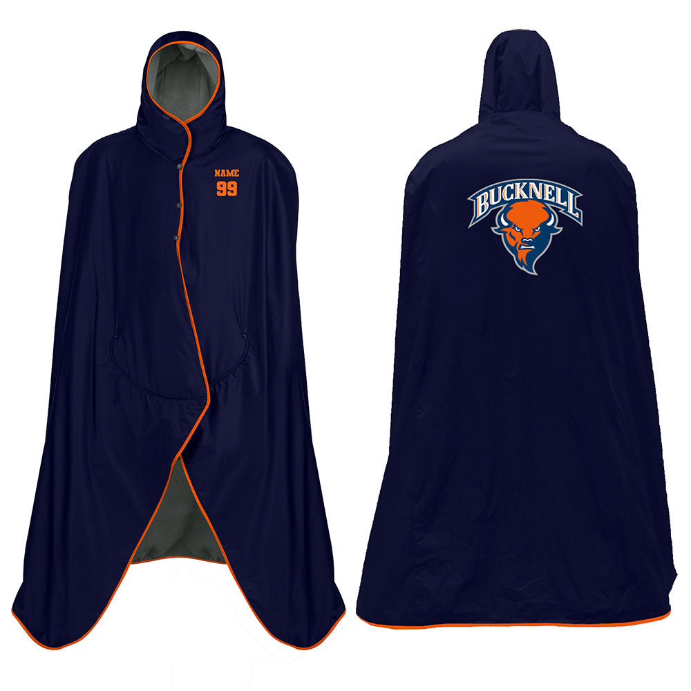 Custom Bucknell Hooded Blanket