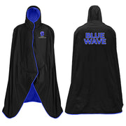 Custom Darien Blue Wave Hooded Blanket