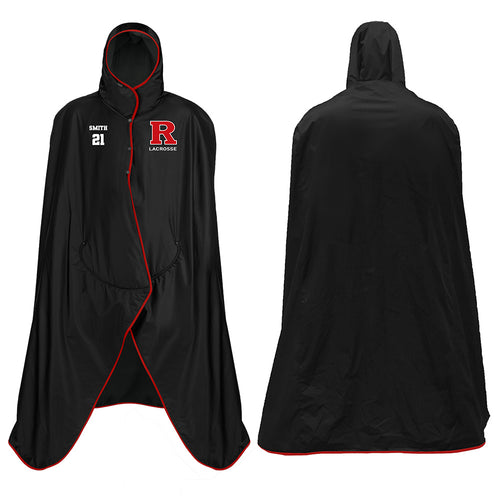 Custom Rutgers Lacrosse Hooded Blanket