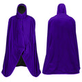  Purple Shell - Black Fleece