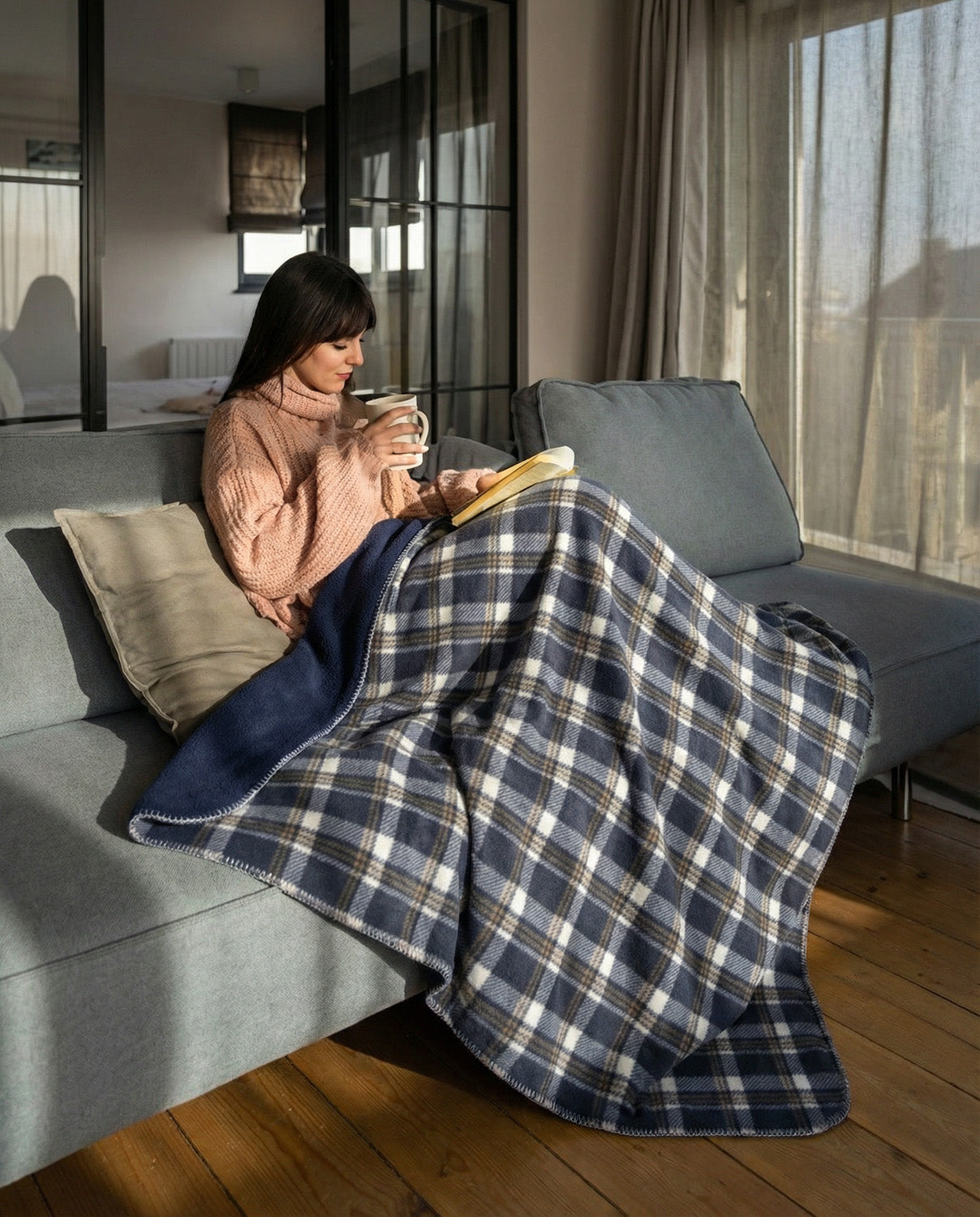 布団・毛布 iMPeRF Ocean View Woven Throw Blanket M Ocean View Throw Blanket | iMPeRF