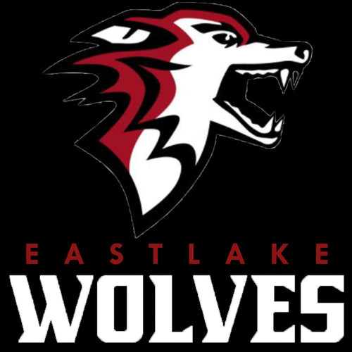 Custom Eastlake Wolves Hooded Blanket