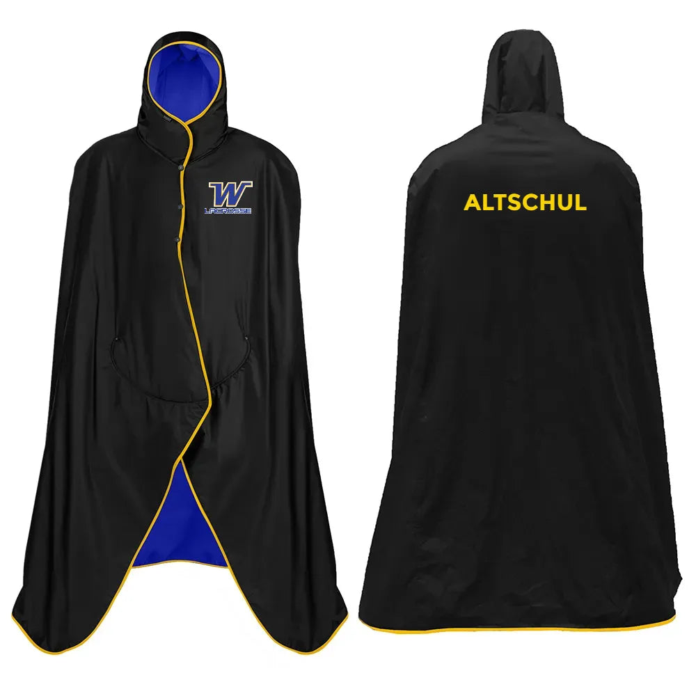 Custom Extreme Weather Hooded Blanket (Sideline Cape)