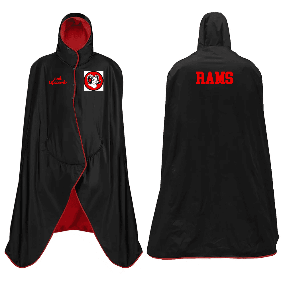 Custom Extreme Weather Hooded Blanket (Sideline Cape)