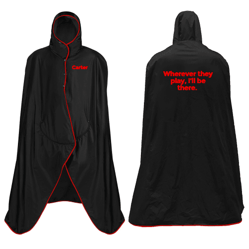 Custom Extreme Weather Sideline Cape