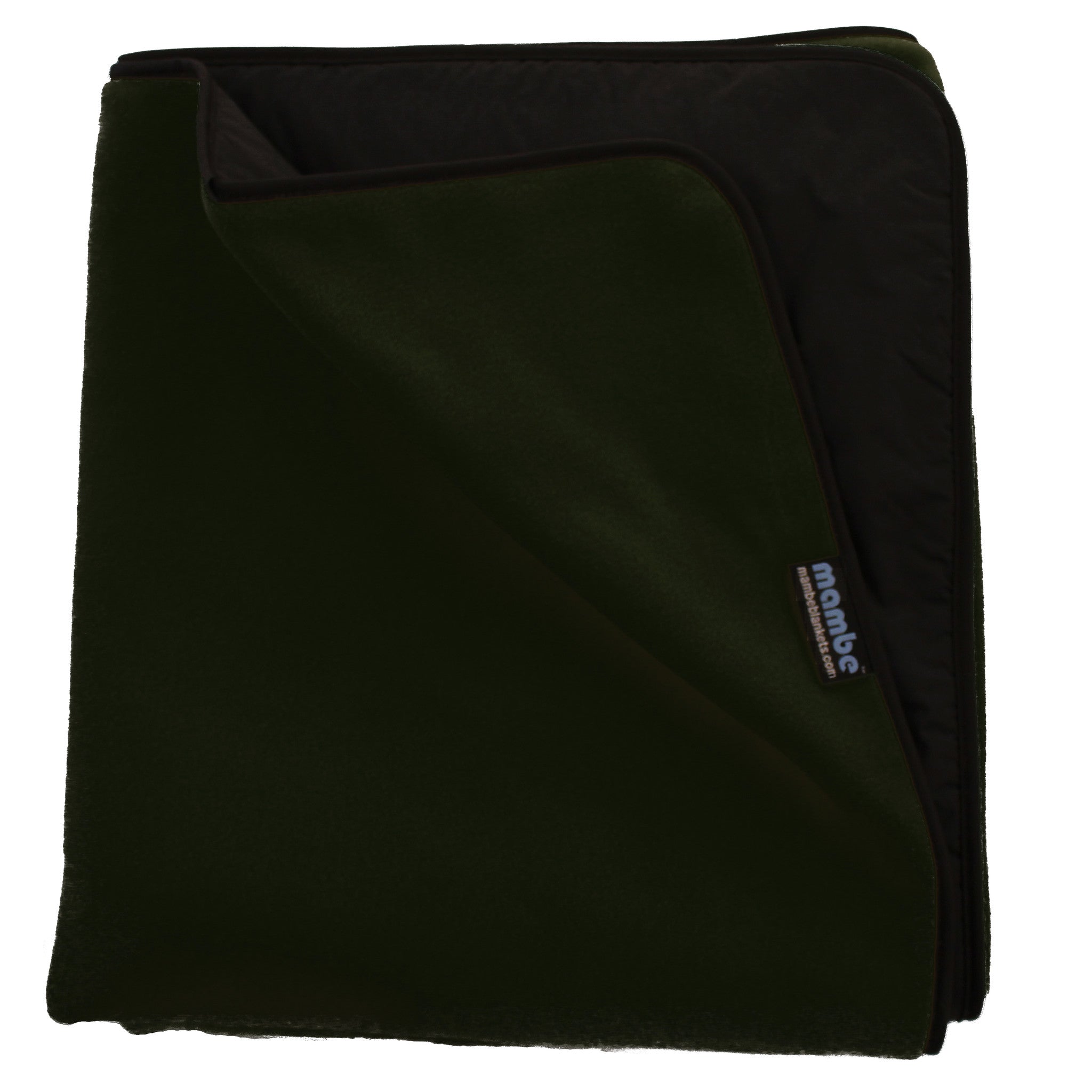 Forest Green Mambe Extreme Weather Outdoor Blanket for cold weather and stadium use.