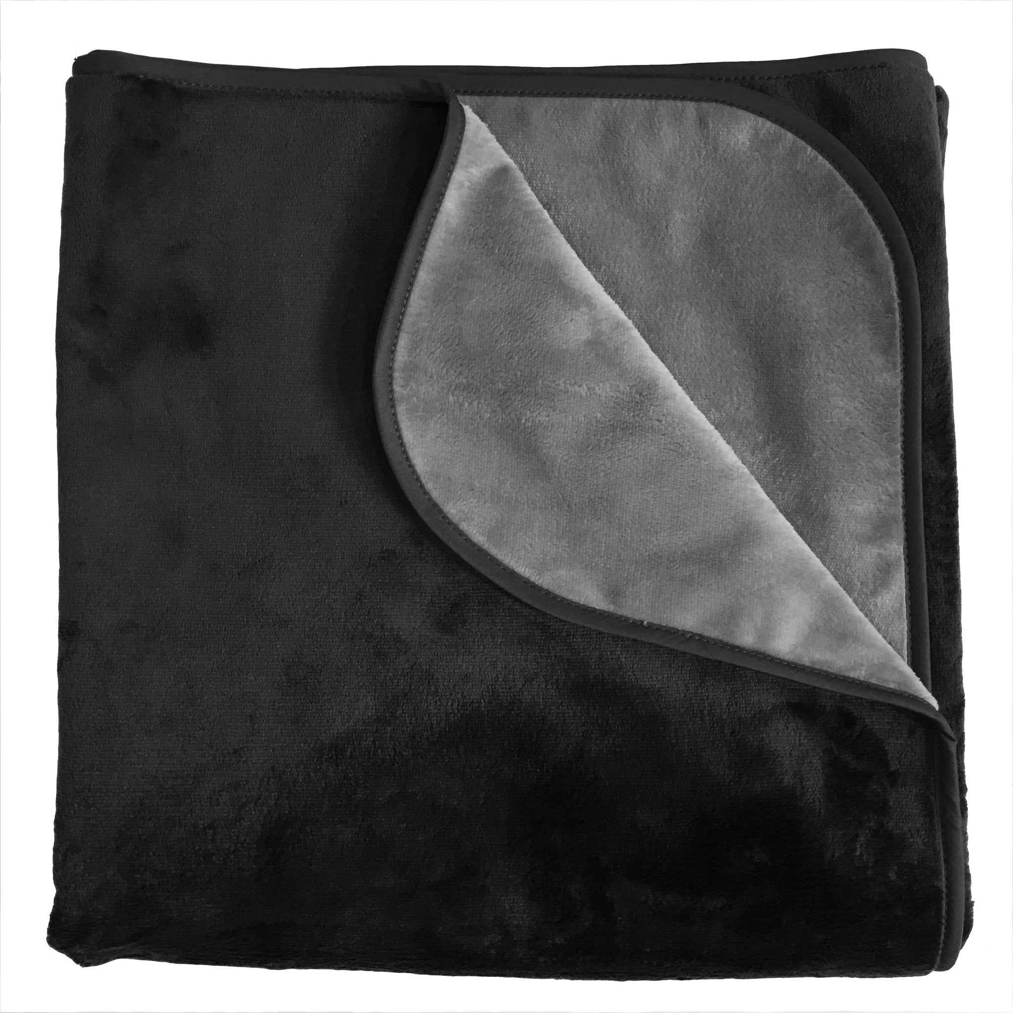 Clearance - Silky Waterproof Throw BLACK/CHARCOAL