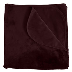 Clearance - Silky Waterproof Throw MERLOT