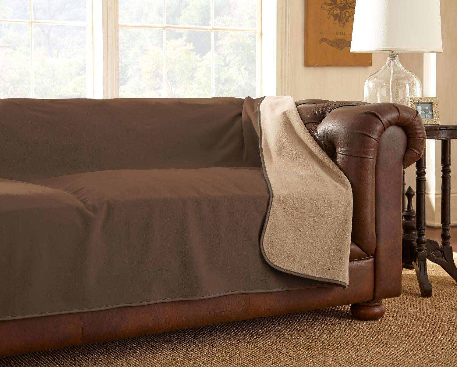 Clearance - Furniture Cover Chocolate/Cappuccino