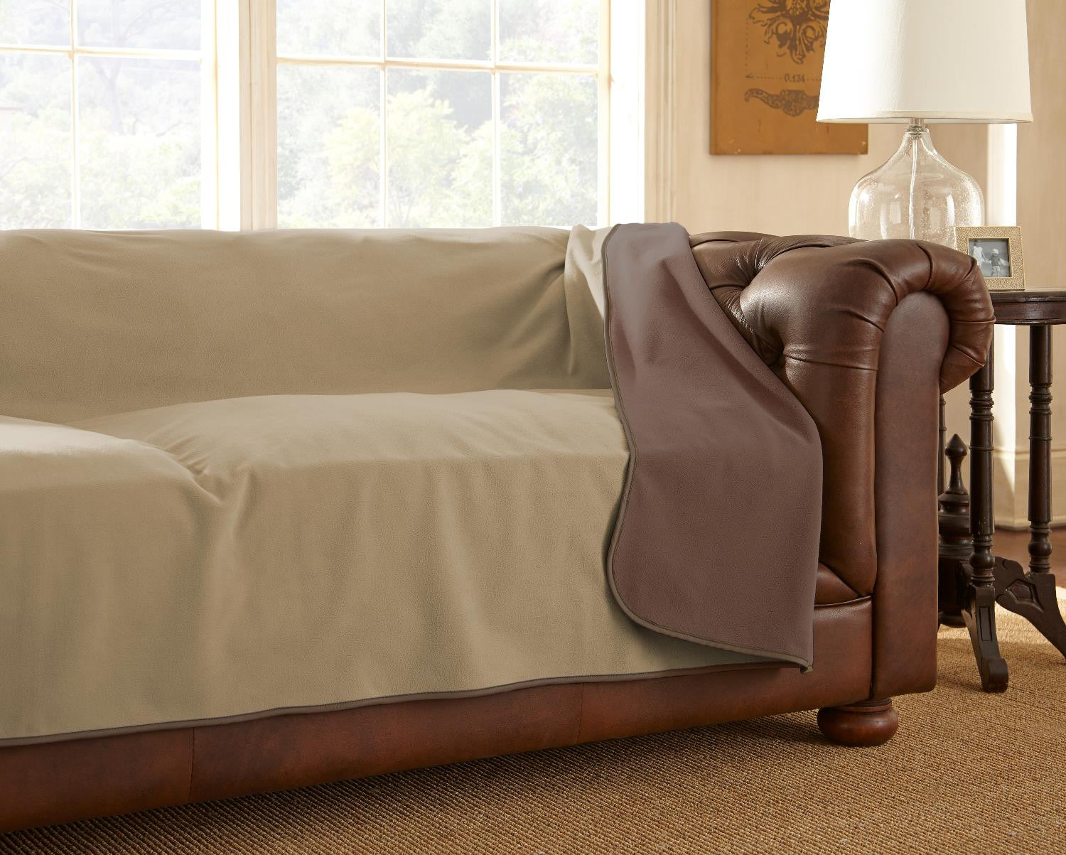 Clearance - Furniture Cover Chocolate/Cappuccino