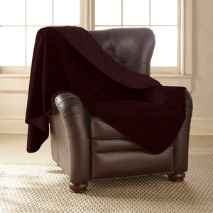 Clearance - Silky Waterproof Throw MERLOT