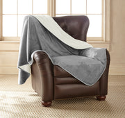 Clearance - Silky Waterproof Throw DOVE/BUFF